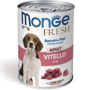 Monge Fresh Bocconi in Paté con Vitello - Adult 400g