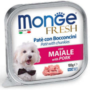 Monge Fresh Paté e Bocconcini con Maiale 100g