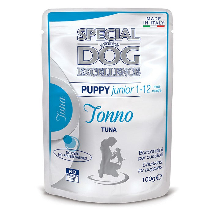 Special Dog Excellence Puppy and Junior Bocconcini con Tonno 100g - MONGE - 63048094384506