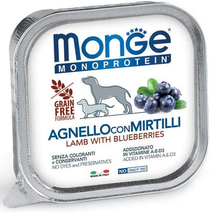 Monge Monoprotein Paté Agnello con Mirtilli 150g