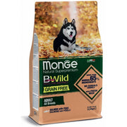 Monge Bwild Grain Free All Breeds Adult Salmone con piselli