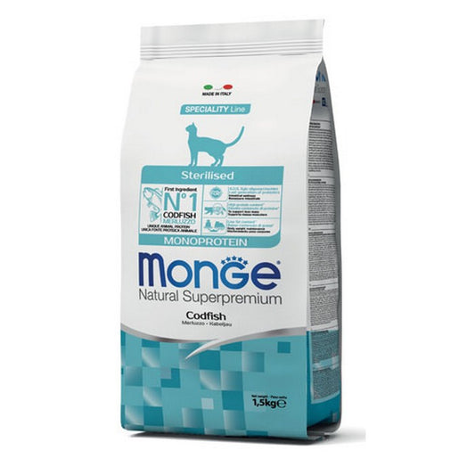 Monge Natural Superpremium Gatto Sterilised Monoprotein - Merluzzo - MONGE - 34318170456280