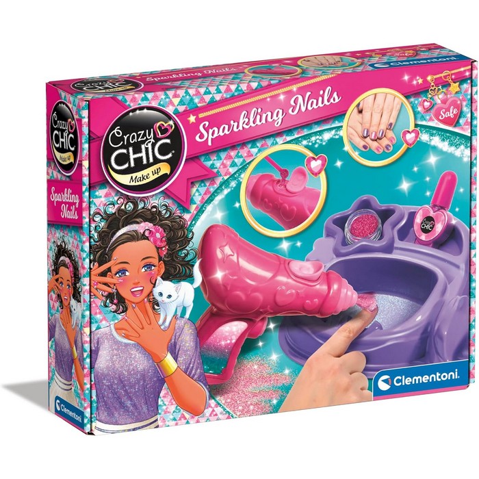Crazy Chic Make Up Sparkling Nails
