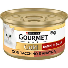 Purina Gourmet Gold Dadini in salsa con tacchino e anatra 85g