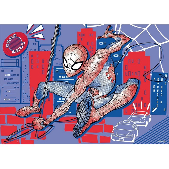 Puzzle Giant per bambini 24 pezzi Spiderman