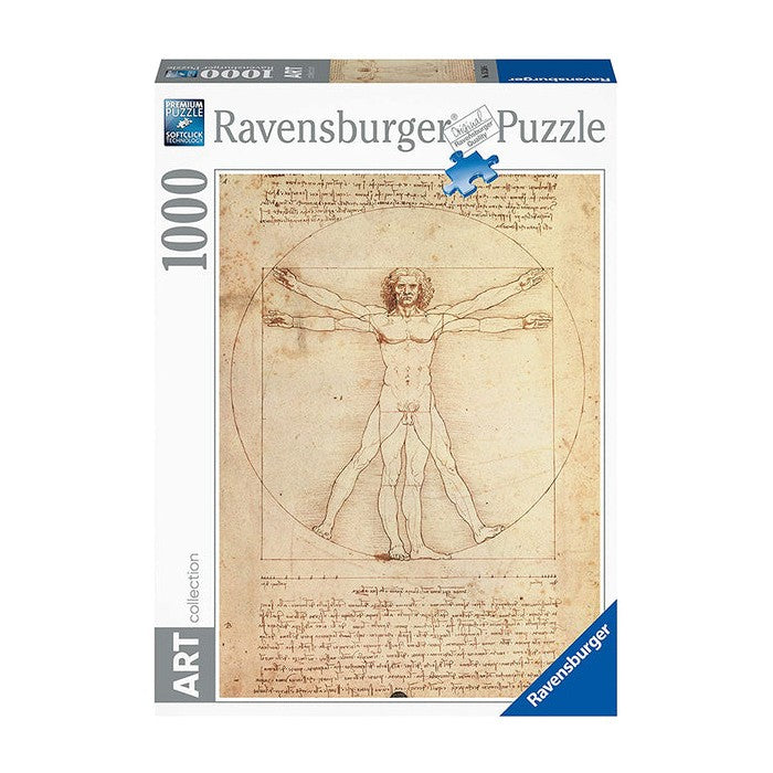 Puzzle per adulti 1000 pezzi Leonardo Uomo Vitruviano