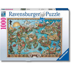 Puzzle per adulti 1000 pezzi Il Mistero di Atlantide