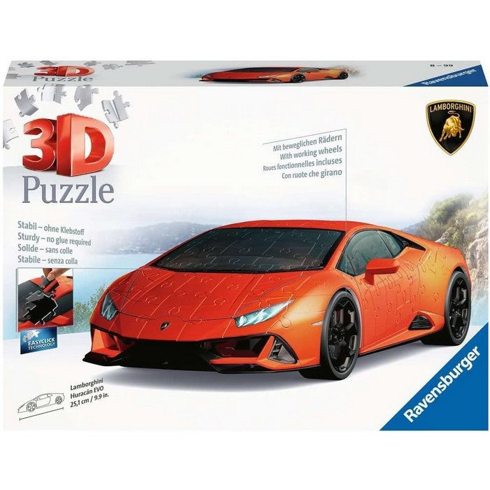 Lamborghini Huracan rossa Puzzle 3D