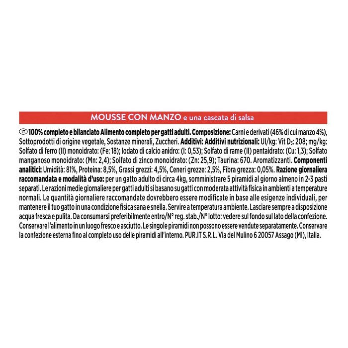 Purina Gourmet Revelations Manzo 4x57g