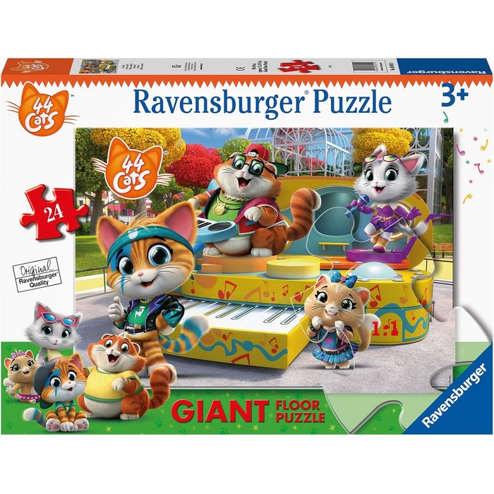 Puzzle Giant per bambini 24 pezzi 44 Gatti C