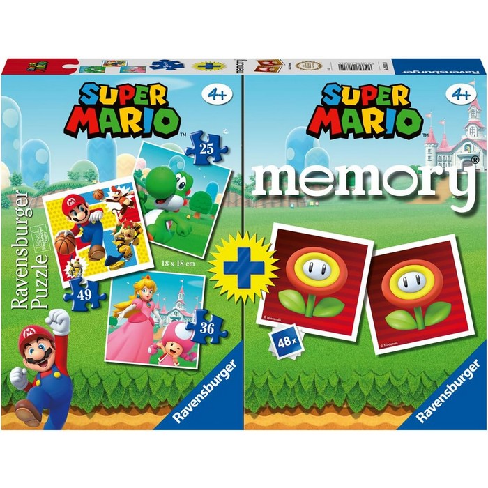 Super Mario Puzzle+Memory gioco da tavolo