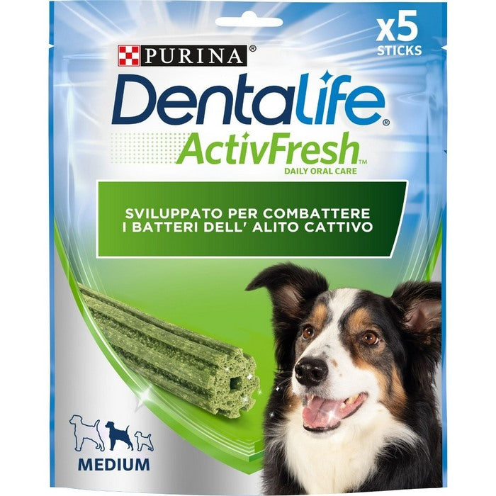 Purina Dentalife Active Fresh Snack igiene orale cane Medium 115g