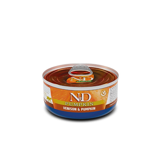 N&D Pumpkin Cat Zucca e cervo Adult 70g - FARMINA - 64826490290554
