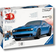 Dodge Challenger blu Puzzle 3D