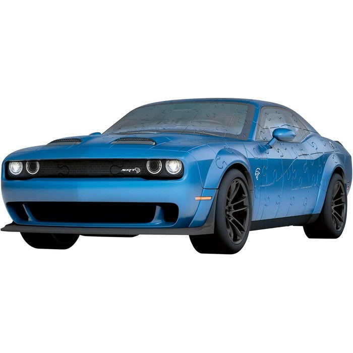 Dodge Challenger blu Puzzle 3D