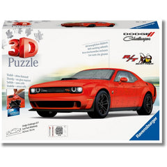 Dodge Challenger rossa Puzzle 3D