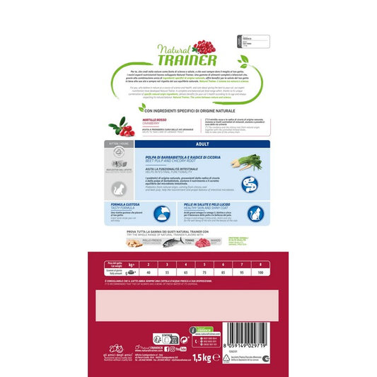 Natural Trainer Cat Adult Tonno - NATURAL TRAINER - 64761849839994