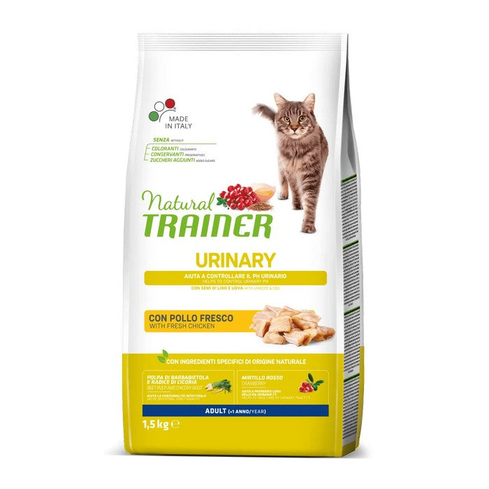 Natural Trainer Cat Adult Urinary con Pollo fresco - NATURAL TRAINER - 64761853215098