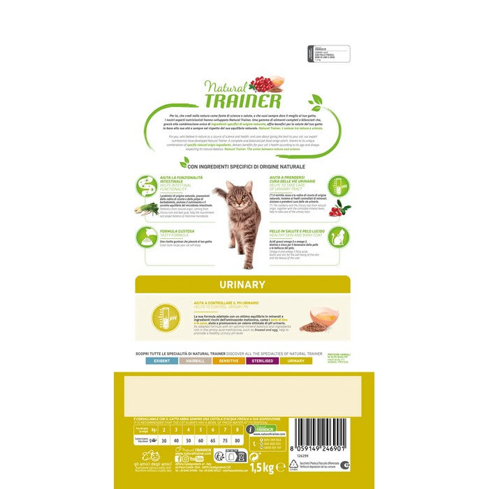 Natural Trainer Cat Adult Urinary con Pollo fresco - NATURAL TRAINER - 64761853411706