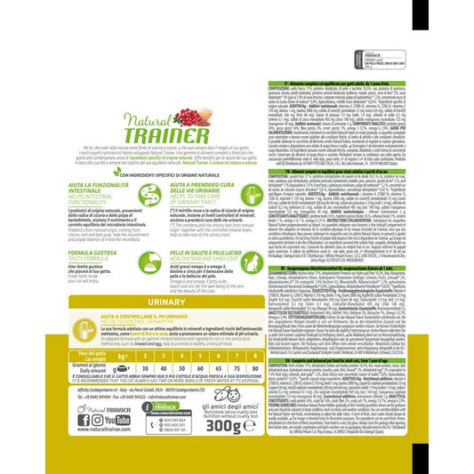 Natural Trainer Cat Adult Urinary con Pollo fresco - NATURAL TRAINER - 64761851576698