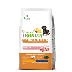 Natural Trainer Sensitive No Gluten Small&Toy Adult con Maiale