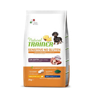 Natural Trainer Sensitive No Gluten Small&Toy Adult con Anatra