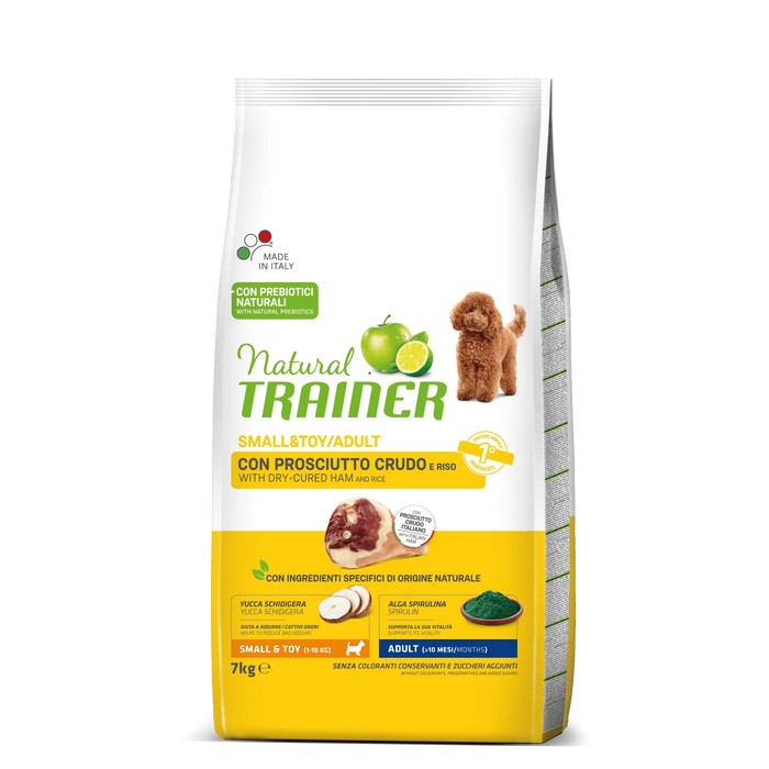Natural Trainer Small&Toy Adult con Prosciutto crudo - NATURAL TRAINER - 64761940607354
