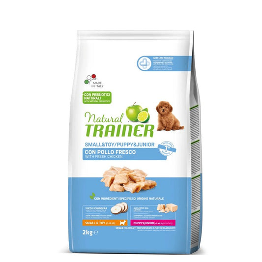 Natural Trainer Small&Toy Puppy Junior con Pollo fresco - NATURAL TRAINER - 64761957220730