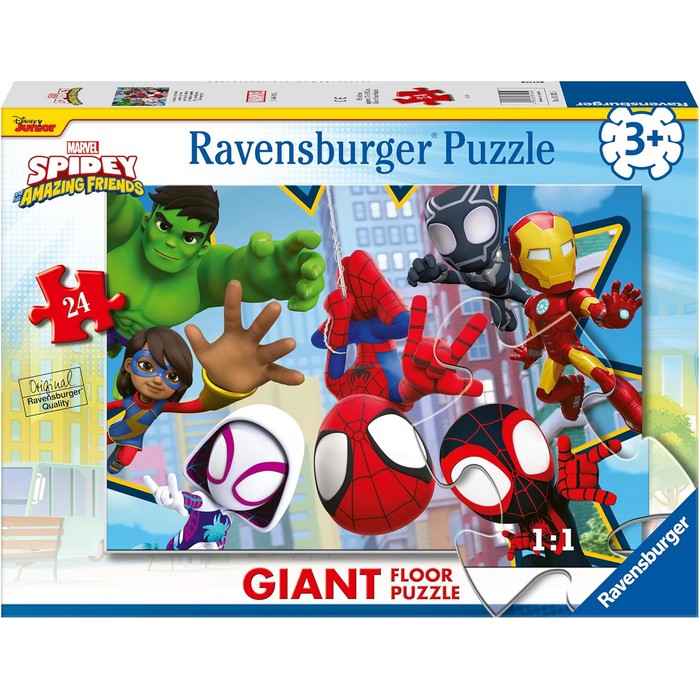 Puzzle Giant per bambini 24 pezzi Spidey