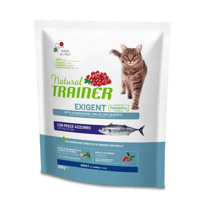 Natural Trainer Cat Adult Exigent con Pesce azzurro - NATURAL TRAINER - 64761811206522