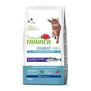 Natural Trainer Cat Adult Exigent con Pesce azzurro