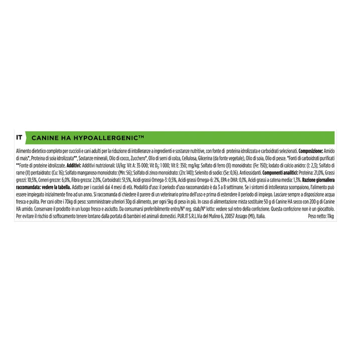 Purina Pro Plan Veterinary Diets HA Hypoallergenic