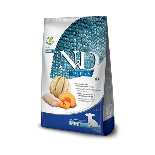 N&D Ocean Dog Zucca, merluzzo e cantalupo Puppy Mini - FARMINA - 64826485408122