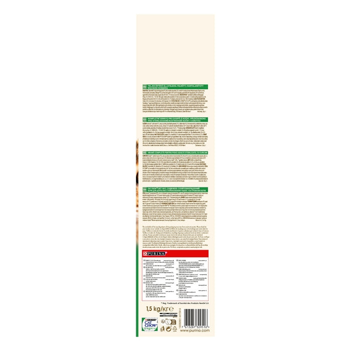 Purina Cat Chow Adult Sterilised ricco in tacchino