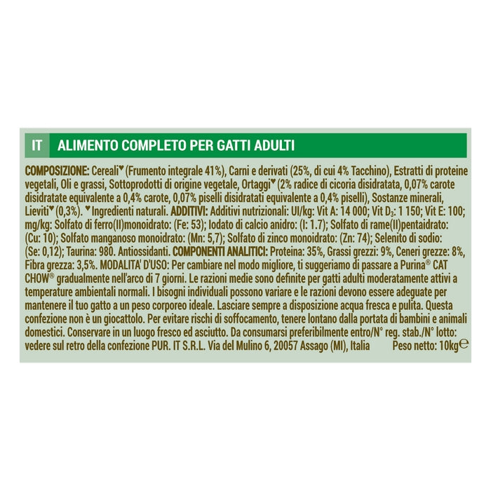 Purina Cat Chow Adult Sterilised ricco in tacchino