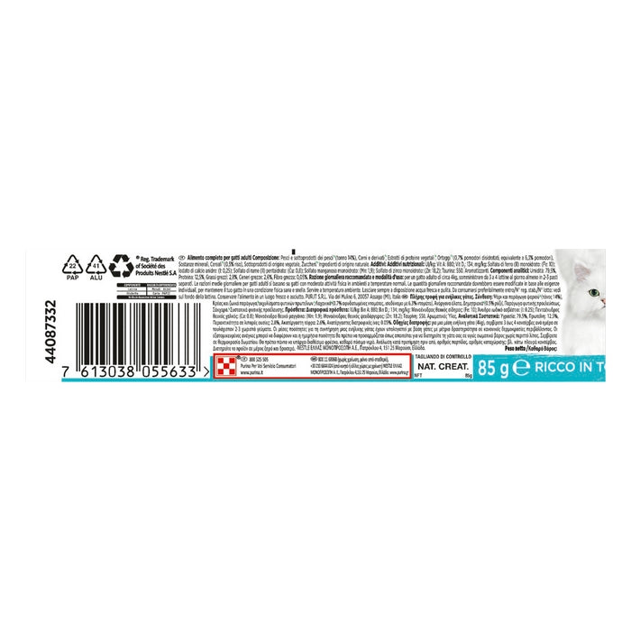 Purina Gourmet Nature's Creations ricco in Tonno con pomodori e riso 85g