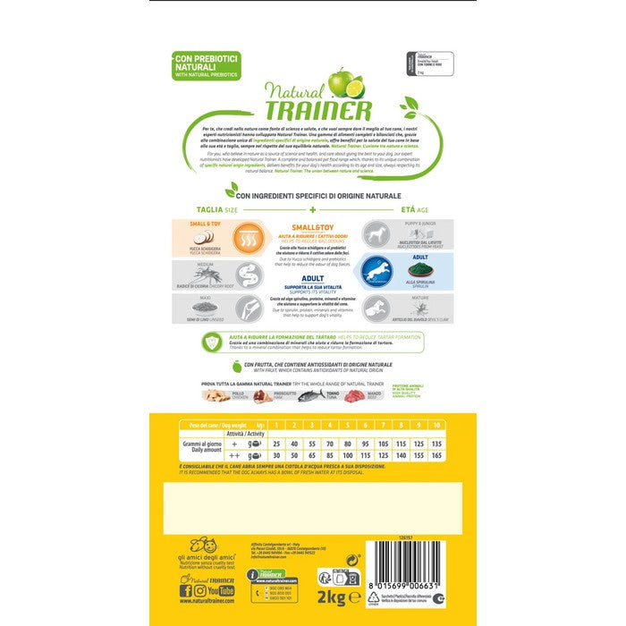 Natural Trainer Small&Toy Adult con Tonno - NATURAL TRAINER - 64761944506746