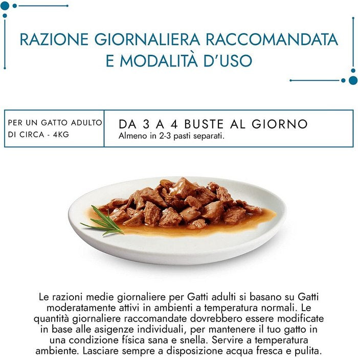 Purina Gourmet Perle Trionfo di salsa con tonno, salmone 4x85g