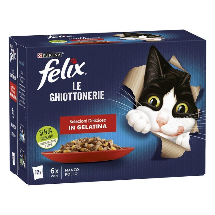Purina Felix Le Ghiotterie Selezioni Deliziose 12x85g