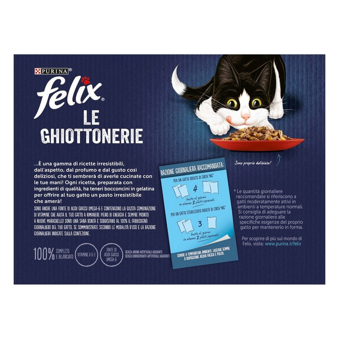 Purina Felix Le Ghiotterie Selezioni Deliziose 12x85g