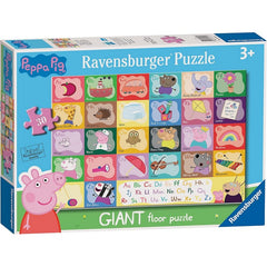 Puzzle Giant per bambini 24 pezzi Pappa Pig Alfabeto