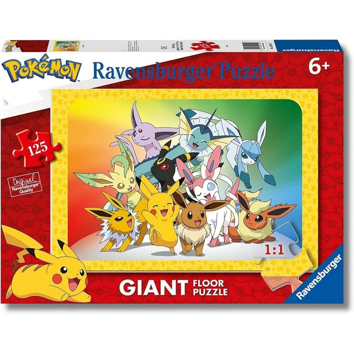 Puzzle Giant per bambini 125 pezzi Pokemon