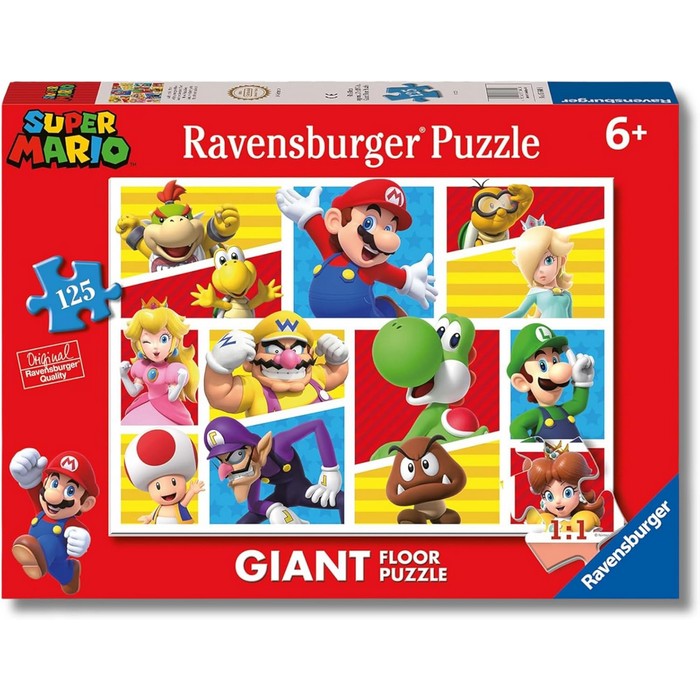Puzzle Giant per bambini 125 pezzi Super Mario