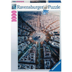 Puzzle per adulti 1000 pezzi Parigi dall'alto