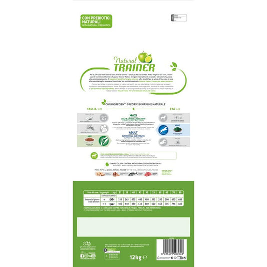 Natural Trainer Maxi Adult con Manzo - NATURAL TRAINER - 64761870451066