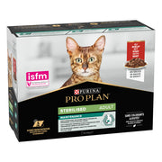 Purina Pro Plan Sterilised Adult Manzo in salsa 10x85g