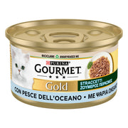 Purina Gourmet Gold Straccetti con Pesce dell'oceano 85g
