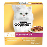 Purina Gourmet Gold Doppio Piacere 8x85g