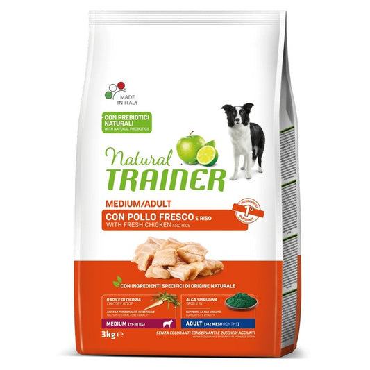 Natural Trainer Medium Adult con Pollo fresco - NATURAL TRAINER - 64761876414842