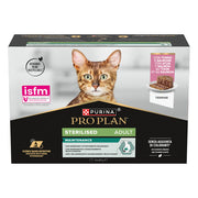 Purina Pro Plan Adult Sterilised Terrine con tonno e salmone 12x85g